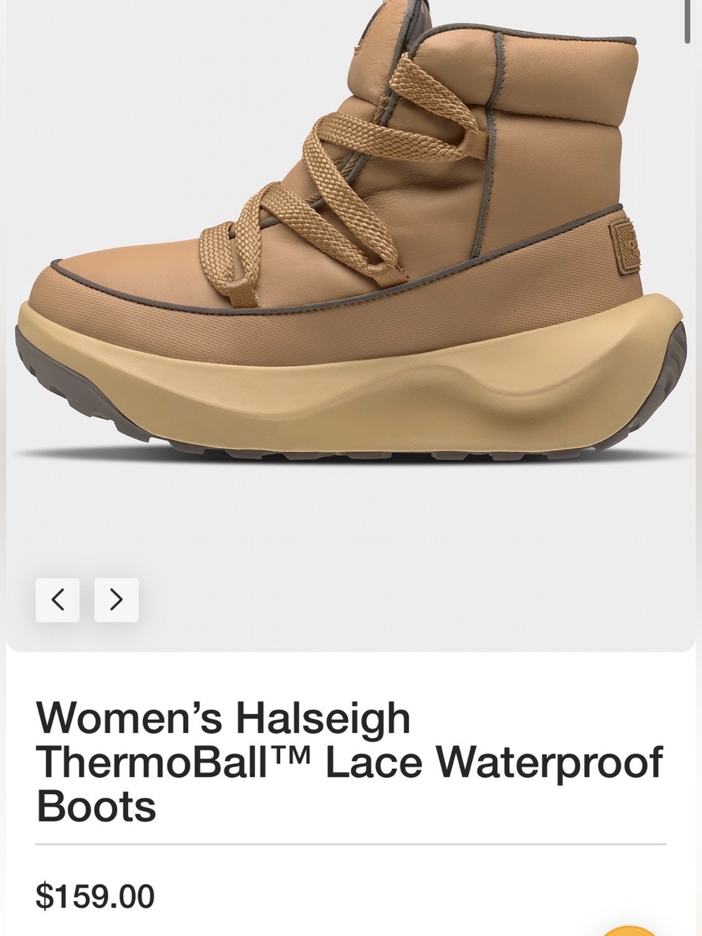 The North Face Women’s Halseigh ThermoBall™ Lace Waterproof Boots